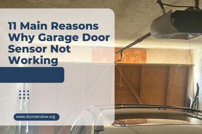 11 Main Reasons Why Garage Door Sensor Not Working