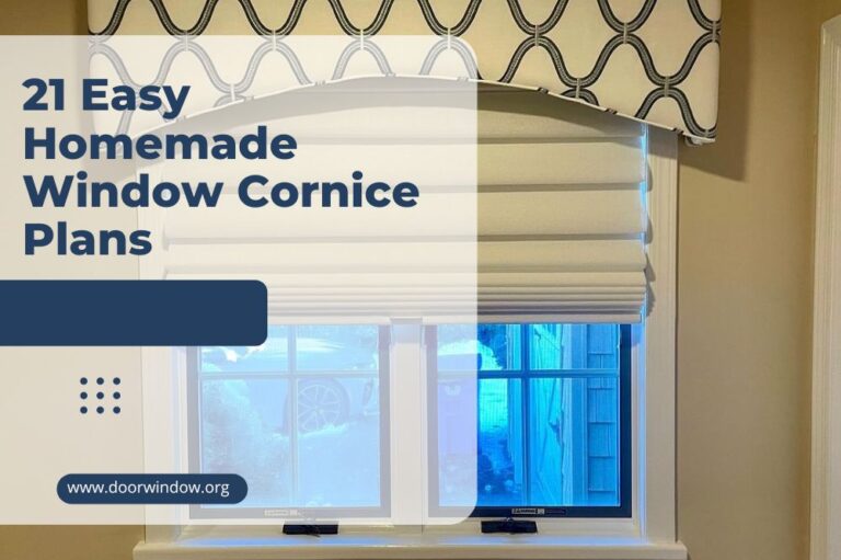 21 Easy Homemade Window Cornice Plans