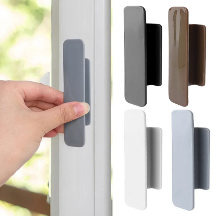 2PCS Window Cabinet Drawer Handles Self-adhesive Door Knob-2