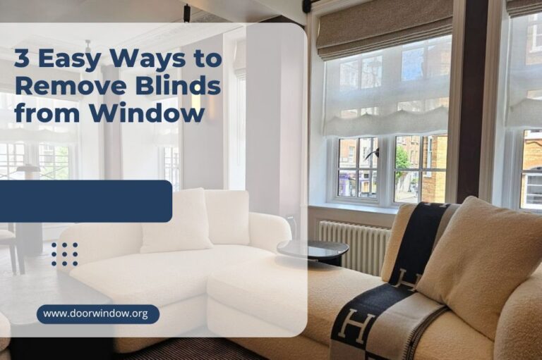 3 Easy Ways to Remove Blinds from Window