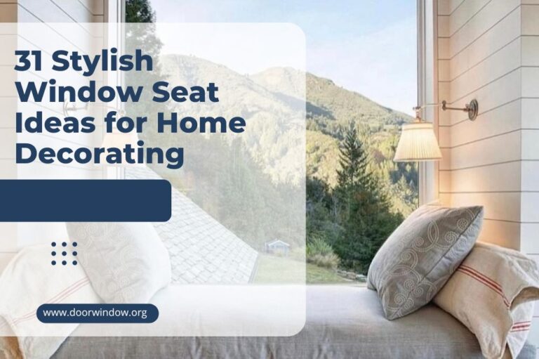 31 Stylish Window Seat Ideas for Home Decorating