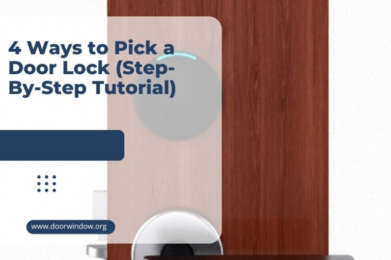 4 Ways to Pick a Door Lock (Step-By-Step Tutorial)