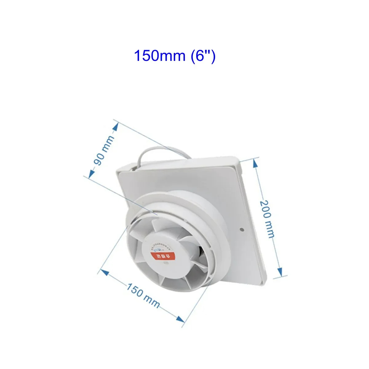 6 inch 220V Waterproof Mute Powerful Window Fan3