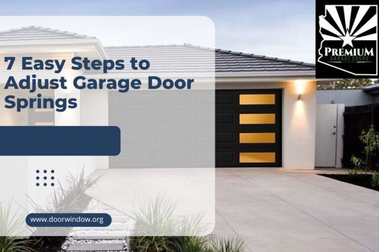 7 Easy Steps to Adjust Garage Door Springs