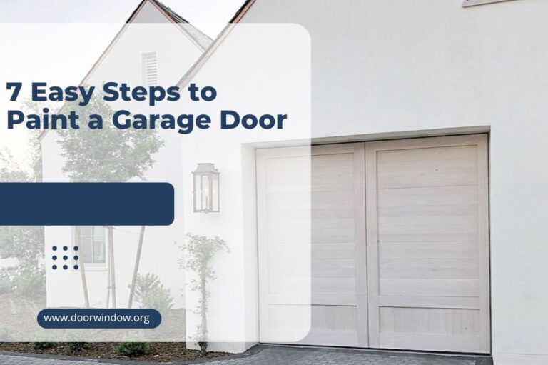 7 Easy Steps to Paint a Garage Door