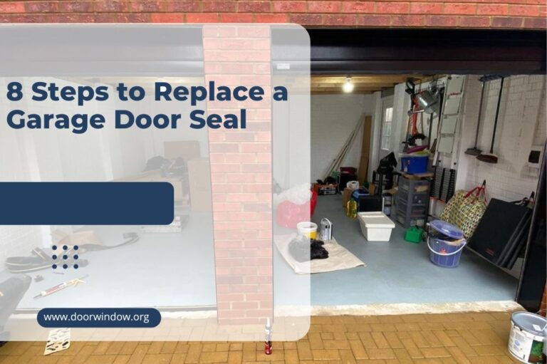 8 Steps to Replace a Garage Door Seal
