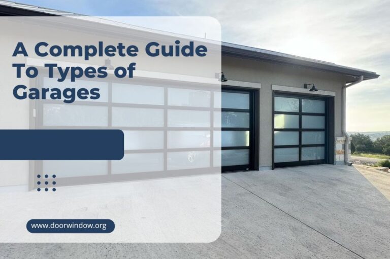 A Complete Guide To Types of Garages