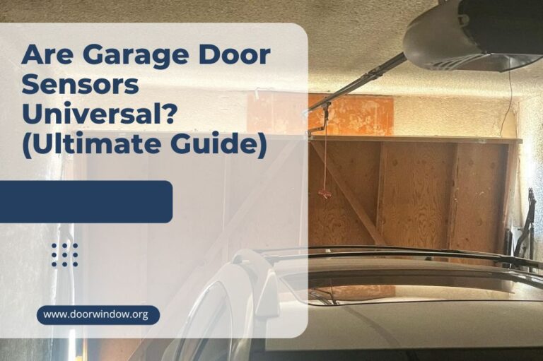 Are Garage Door Sensors Universal? (Ultimate Guide)