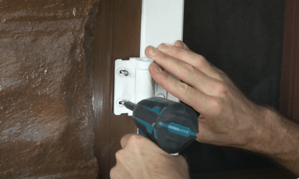 Attach-the-hinges-to-the-door-frame