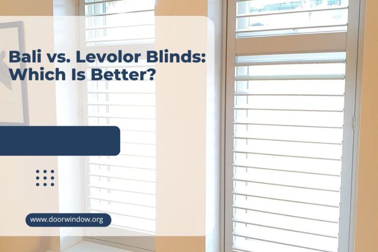 Bali vs. Levolor Blinds: Which Is Better?