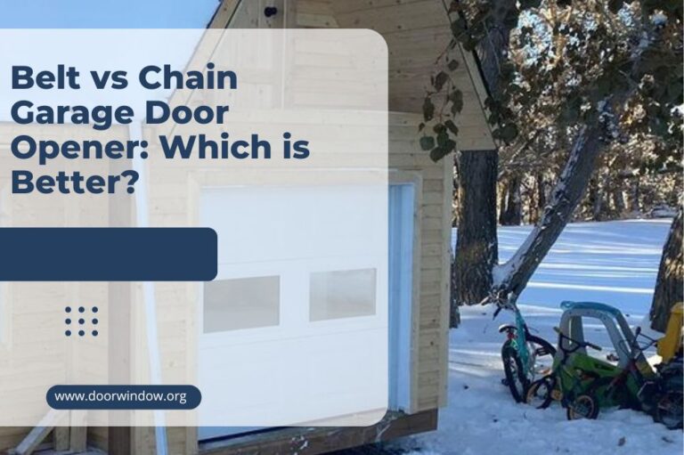 Belt vs Chain Garage Door Opener: Which is Better?