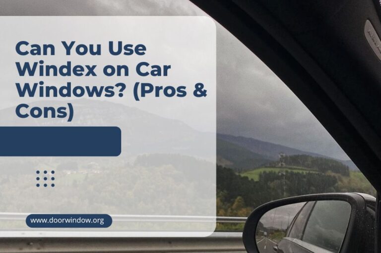 Can You Use Windex on Car Windows? (Pros & Cons)