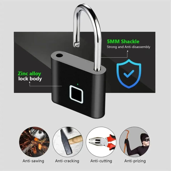Charging Fingerprint Smart Door Lock 1