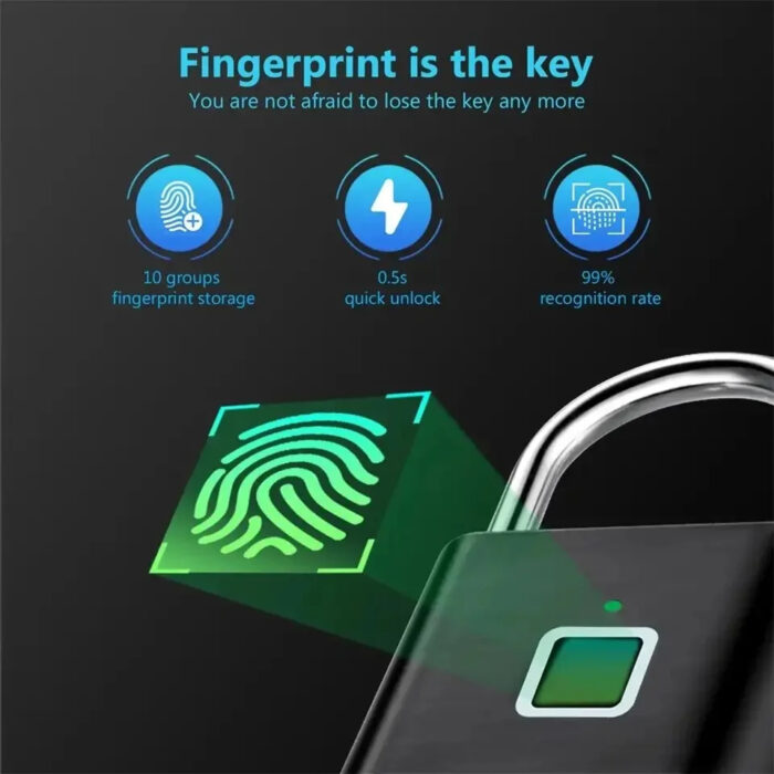 Charging Fingerprint Smart Door Lock 2