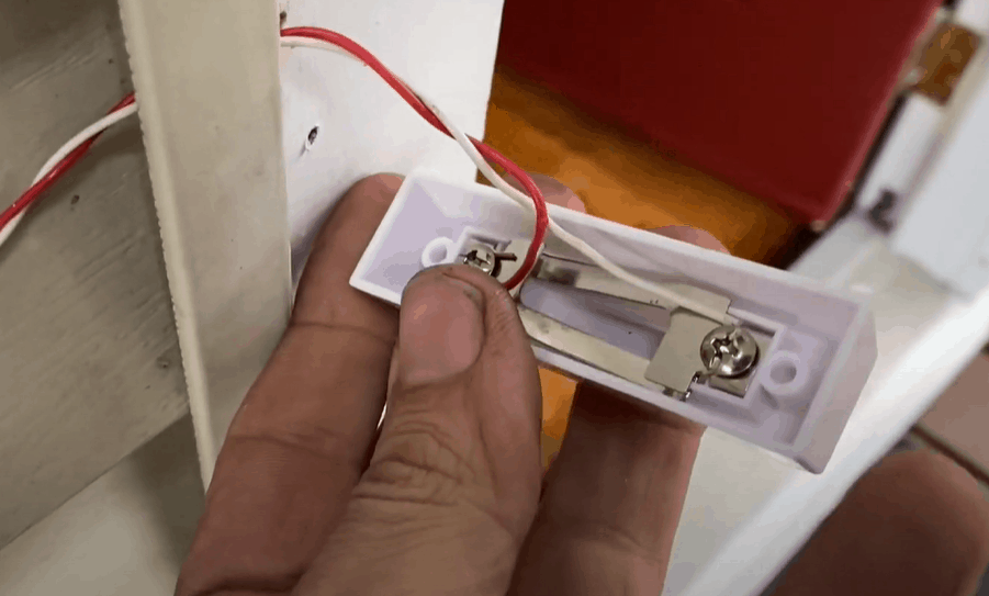 Connect Doorbell Wire to the Button