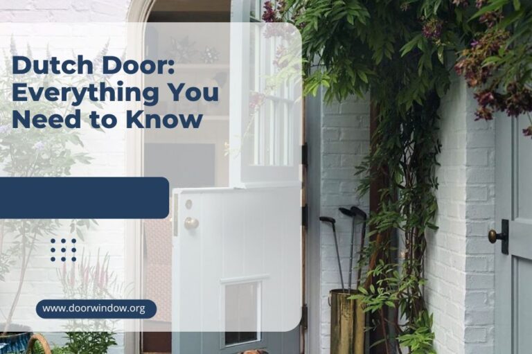 Dutch Door: Everything You Need to Know