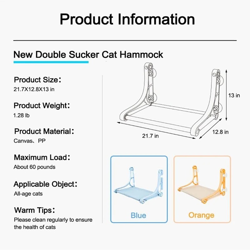 Easy To Install Cat Window Perch With Two Modes Of Use4