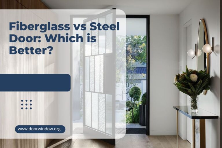 Fiberglass vs Steel Door: Which is Better?