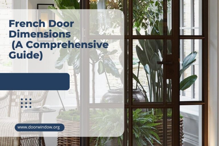 French Door Dimensions (A Comprehensive Guide)