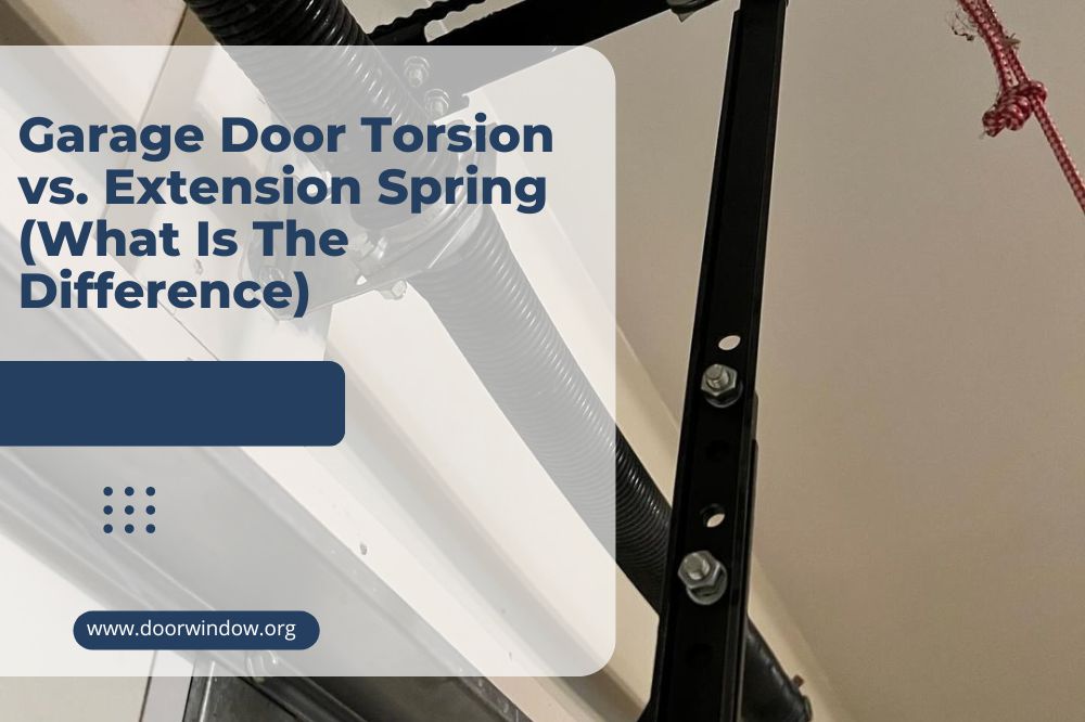 Garage Door Torsion vs. Extension Spring