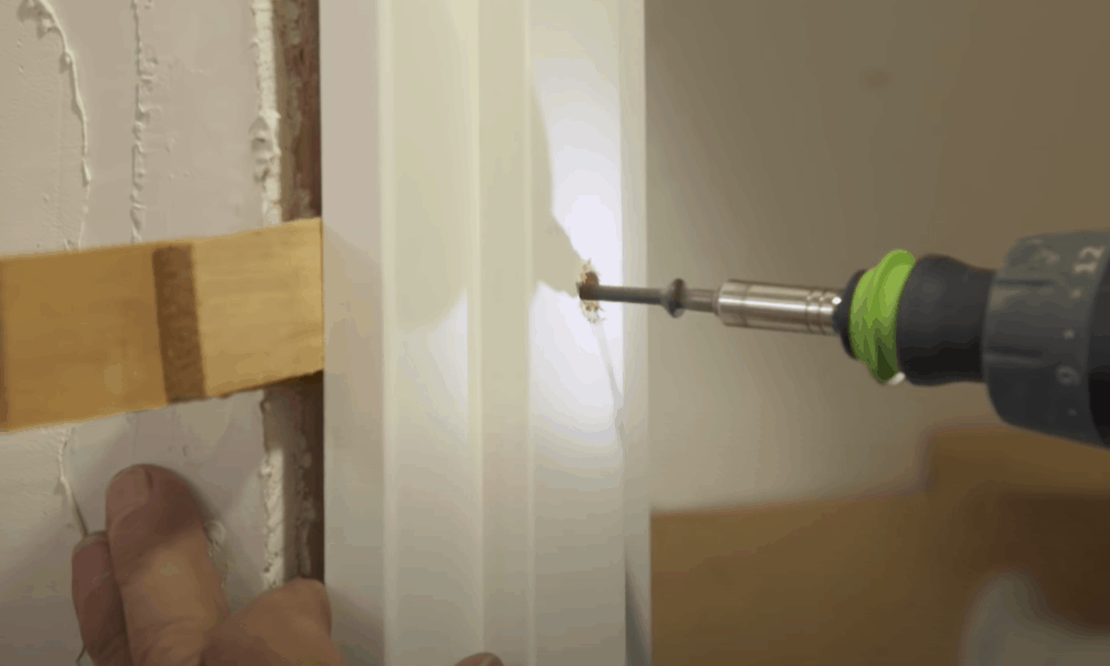 Hang-the-door-and-do-additional-shimming
