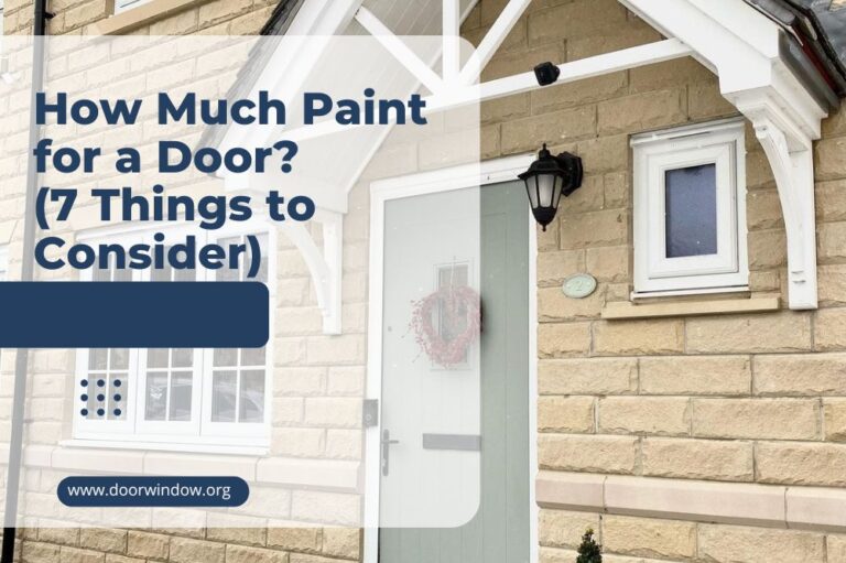 How Much Paint for a Door? (7 Things to Consider)