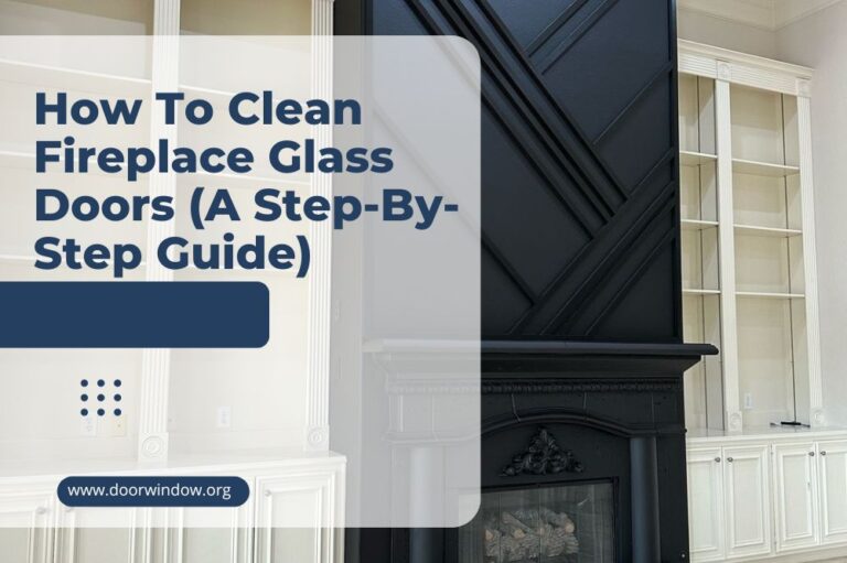 How To Clean Fireplace Glass Doors (A Step-By-Step Guide)