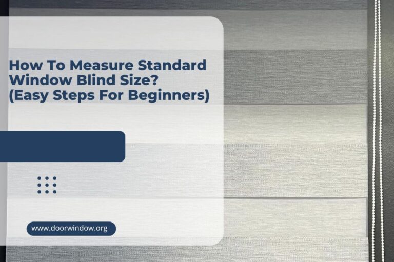 How To Measure Standard Window Blind Size? (Easy Steps For Beginners)