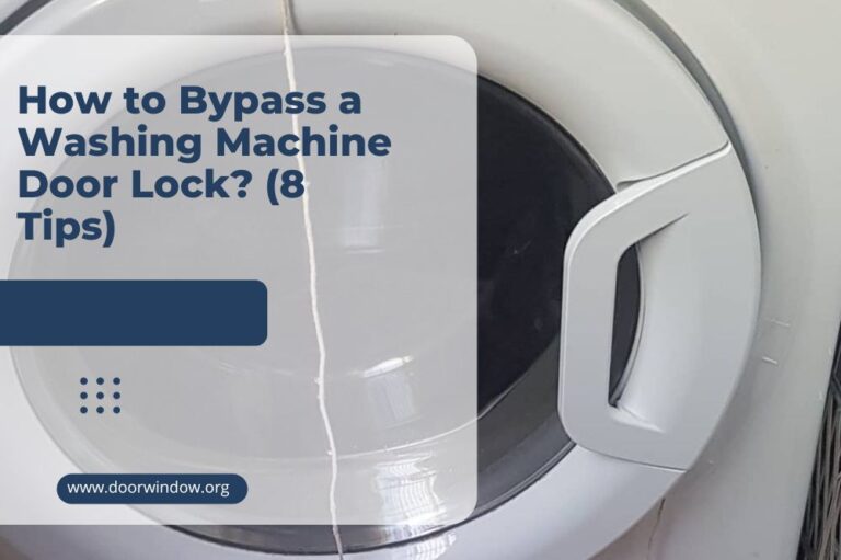 How to Bypass a Washing Machine Door Lock? (8 Tips)