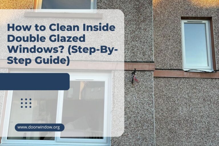 How to Clean Inside Double Glazed Windows? (Step-By-Step Guide)