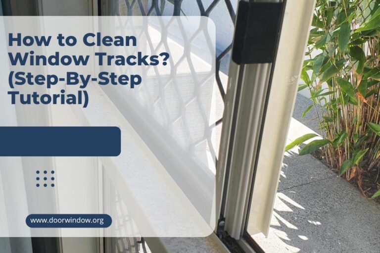 How to Clean Window Tracks? (Step-By-Step Tutorial)