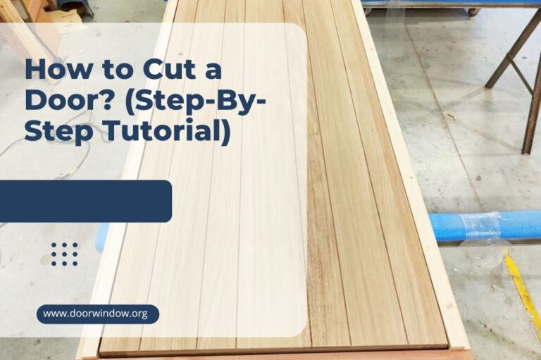How to Cut a Door? (Step-By-Step Tutorial)