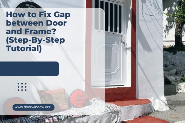 How to Fix Gap between Door and Frame? (Step-By-Step Tutorial)