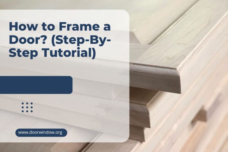How to Frame a Door? (Step-By-Step Tutorial)