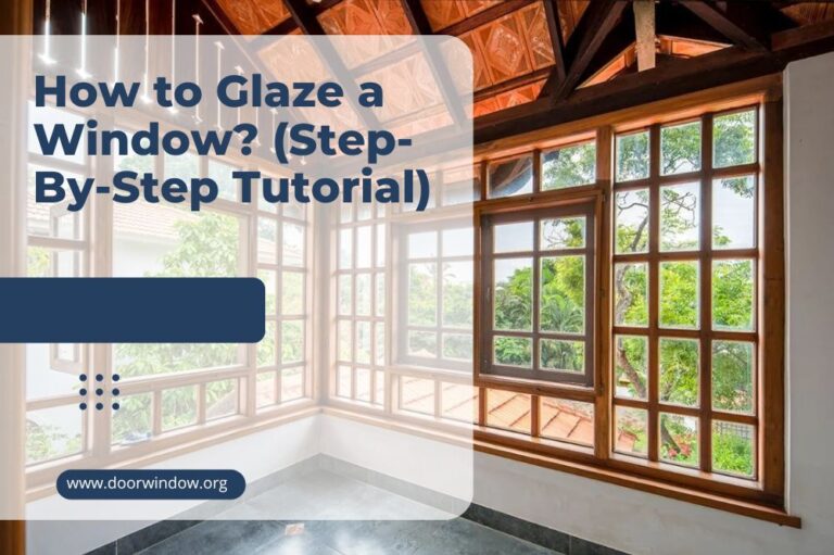 How to Glaze a Window? (Step-By-Step Tutorial)