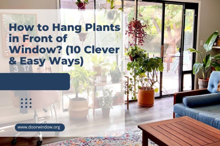 How to Hang Plants in Front of Window? (10 Clever & Easy Ways)