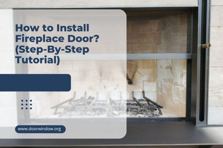 How to Install Fireplace Door? (Step-By-Step Tutorial)