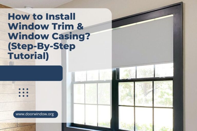 How to Install Window Trim & Window Casing? (Step-By-Step Tutorial)