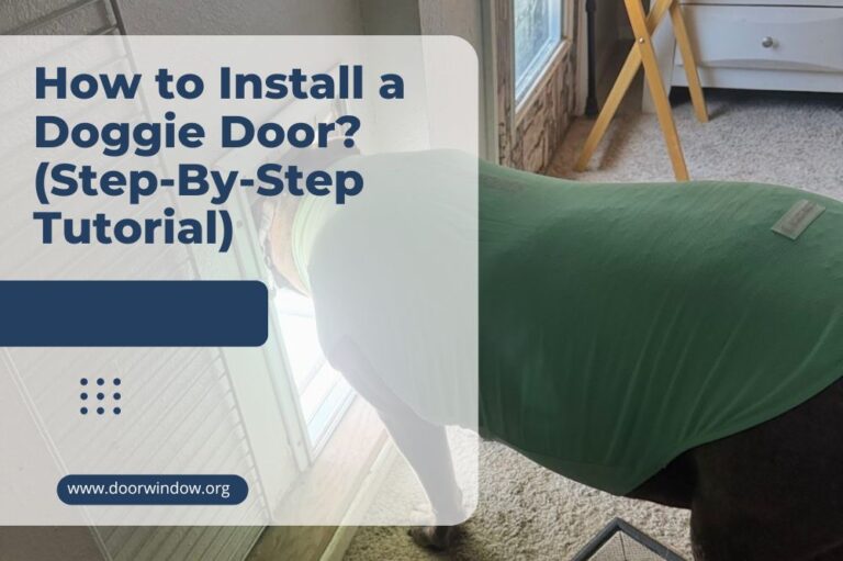 How to Install a Doggie Door? (Step-By-Step Tutorial)