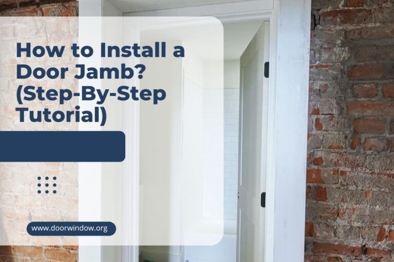 How to Install a Door Jamb? (Step-By-Step Tutorial)