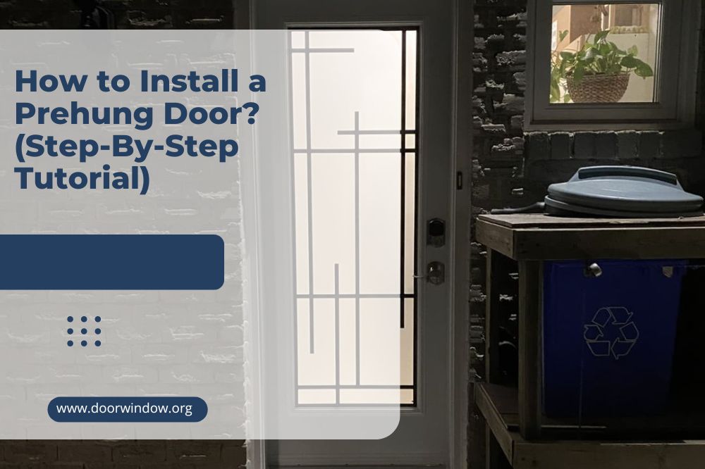How to Install a Prehung Door (Step-By-Step Tutorial)