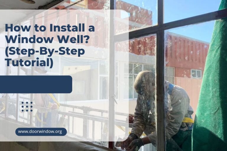 How to Install a Window Well? (Step-By-Step Tutorial)