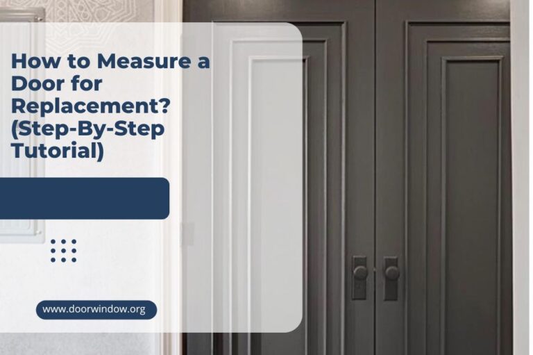 How to Measure a Door for Replacement? (Step-By-Step Tutorial)