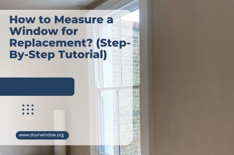 How to Measure a Window for Replacement? (Step-By-Step Tutorial)