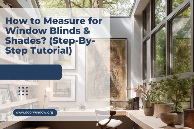 How to Measure for Window Blinds & Shades? (Step-By-Step Tutorial)