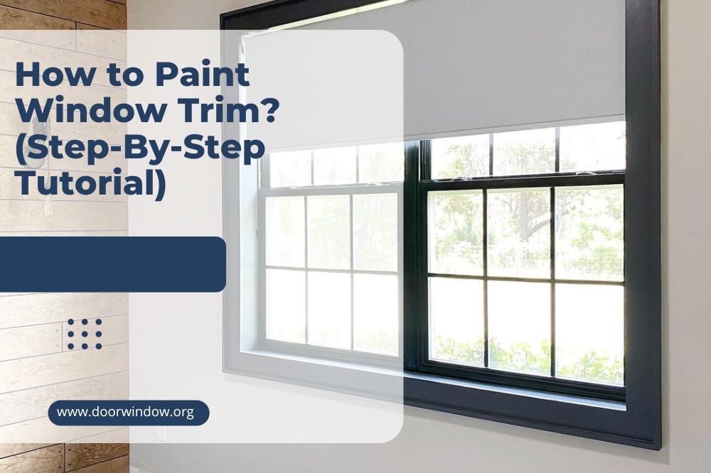 How to Paint Window Trim (Step-By-Step Tutorial)