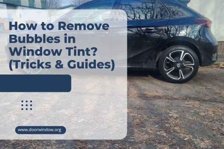 How to Remove Bubbles in Window Tint? (Tricks & Guides)