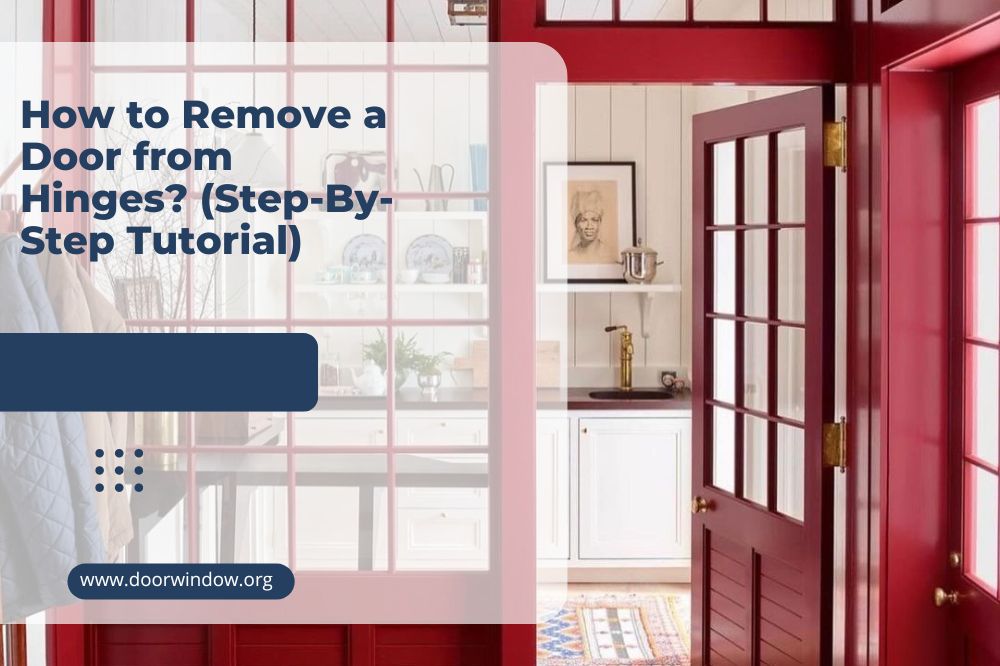 How to Remove a Door from Hinges (Step-By-Step Tutorial)