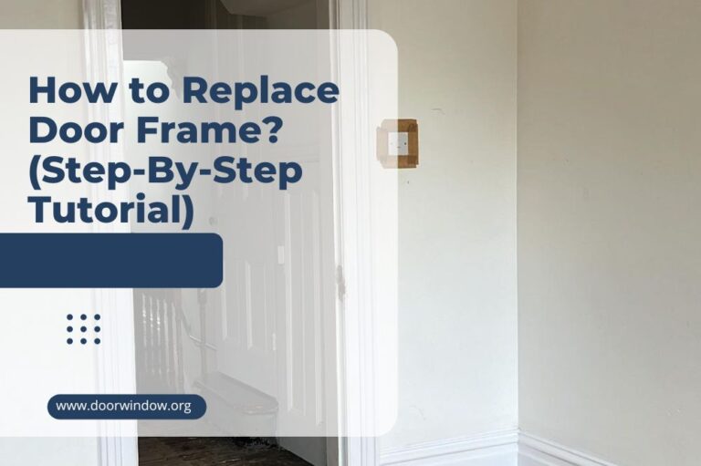 How to Replace Door Frame? (Step-By-Step Tutorial)