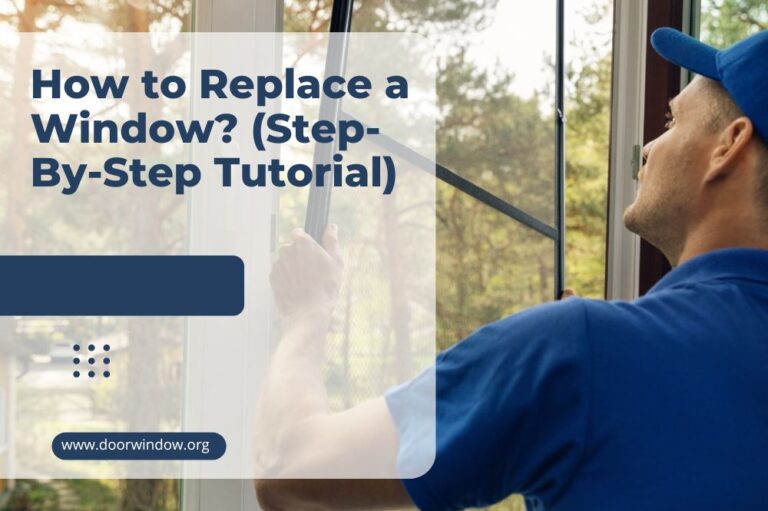 How to Replace a Window? (Step-By-Step Tutorial)